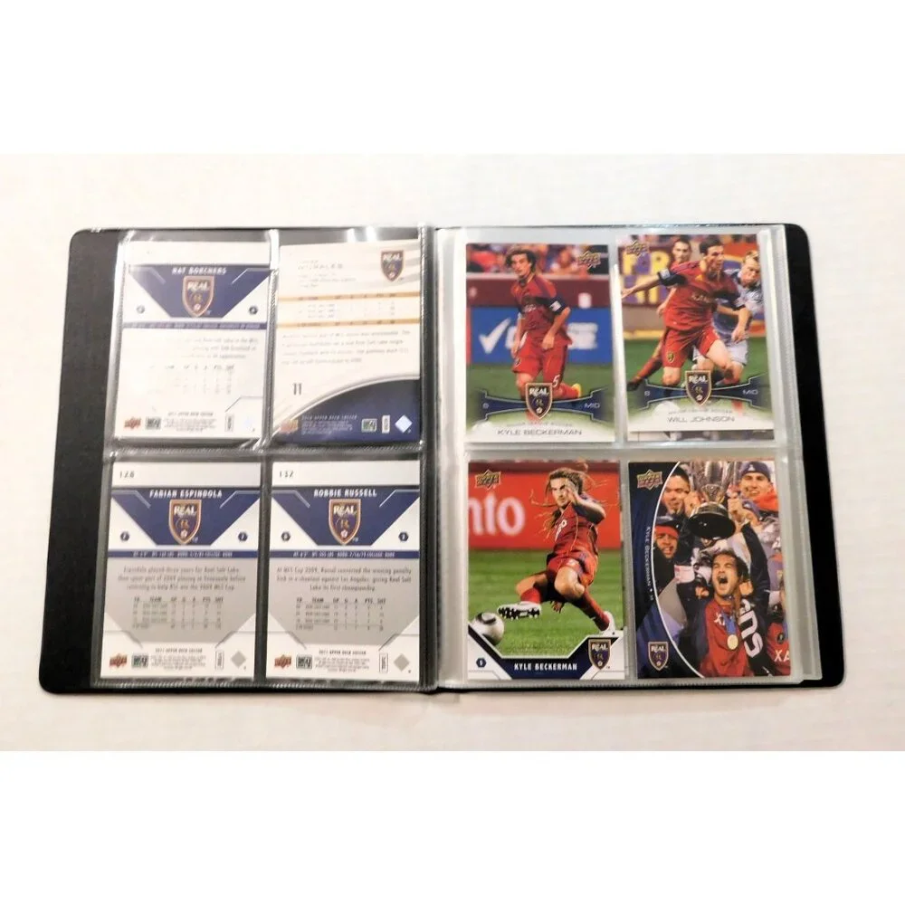 Real Salt Lake MLS Soccer Team Trading Cards Album 13 Cards Upper Deck 8x6.5